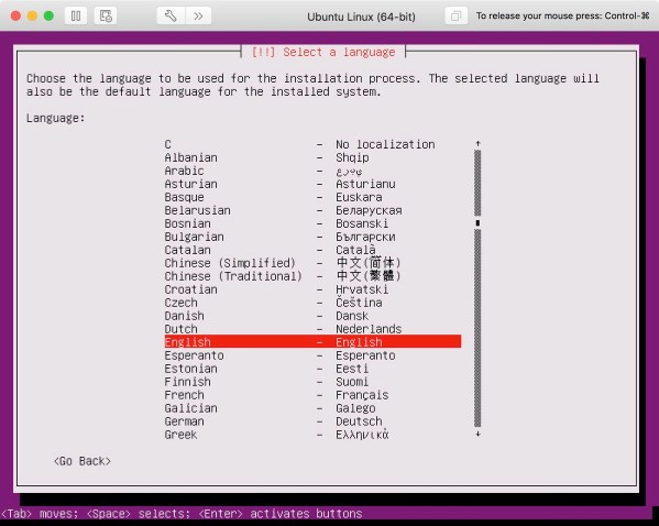 Ubuntu 3 Language Select